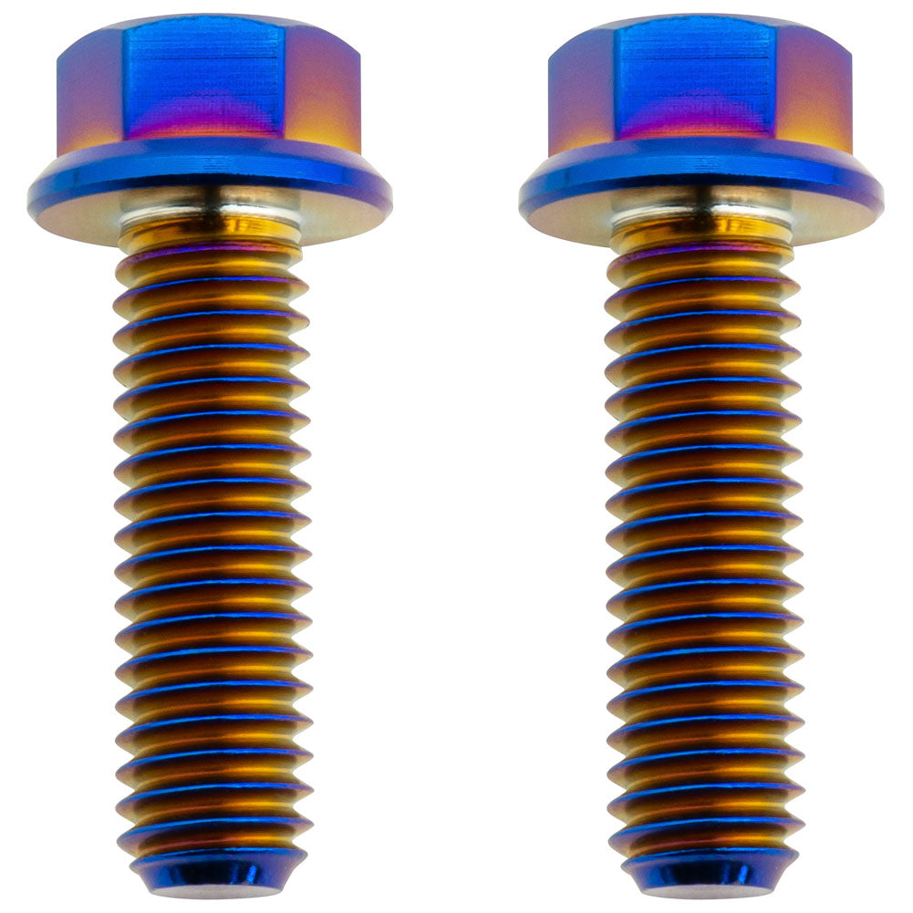 Tusk 2152720003 Titanium Bolt M6 x 20mm 2 Pack Burnt Blue