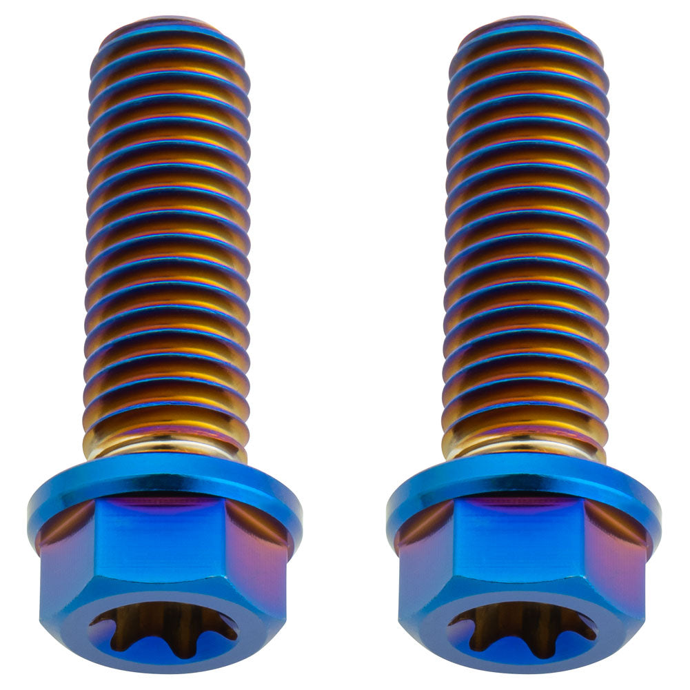 Tusk 2156770001 Titanium Axle Pinch Bolt Kit Burnt Blue