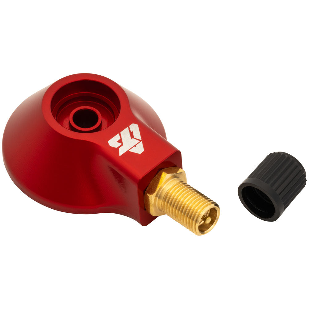 Tusk 2158330003 Shock Reservoir Gas Valve Red 64mm Flat Type