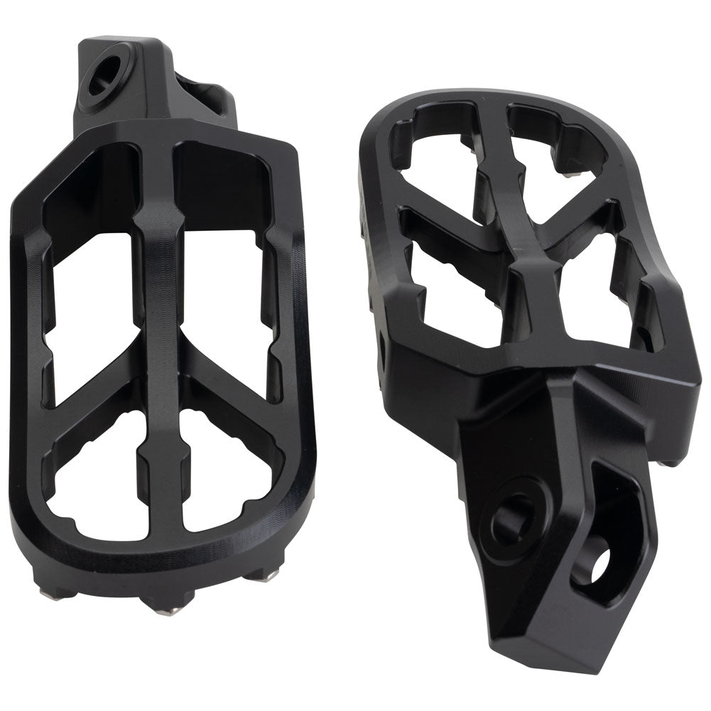 Tusk 2160780011 Strike Billet Moto Foot Pegs Black