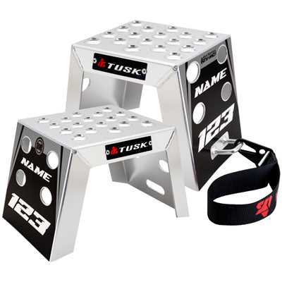 Tusk 2161320009 Moto Starting Blocks - Rev Black/Grey 6"