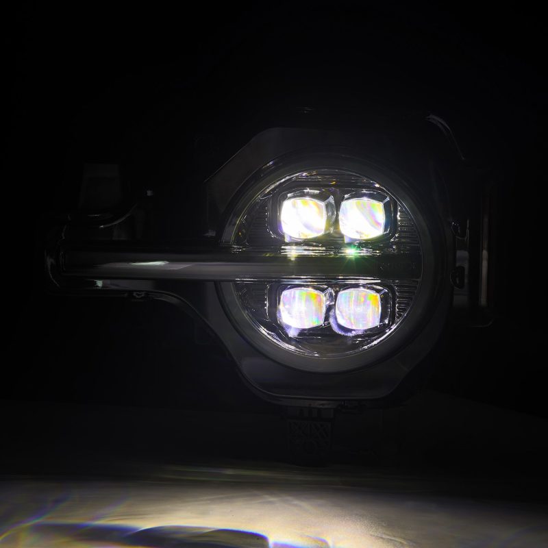 AlphaRex 880259 fits Ford 21-23 Bronco NOVA LED Proj Headlights Alpha-Black w/A