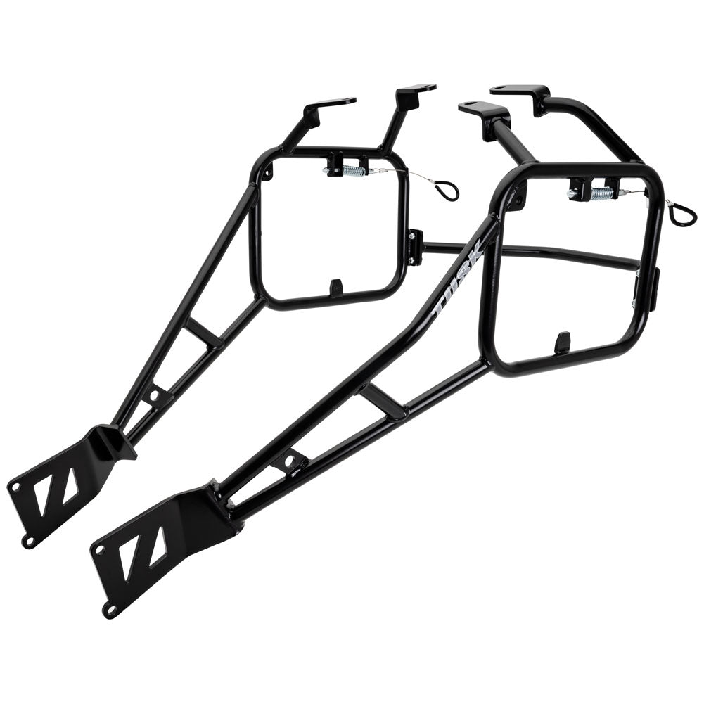 Tusk 2181320015 Frontier Panniers with Pannier Racks Brushed Aluminum