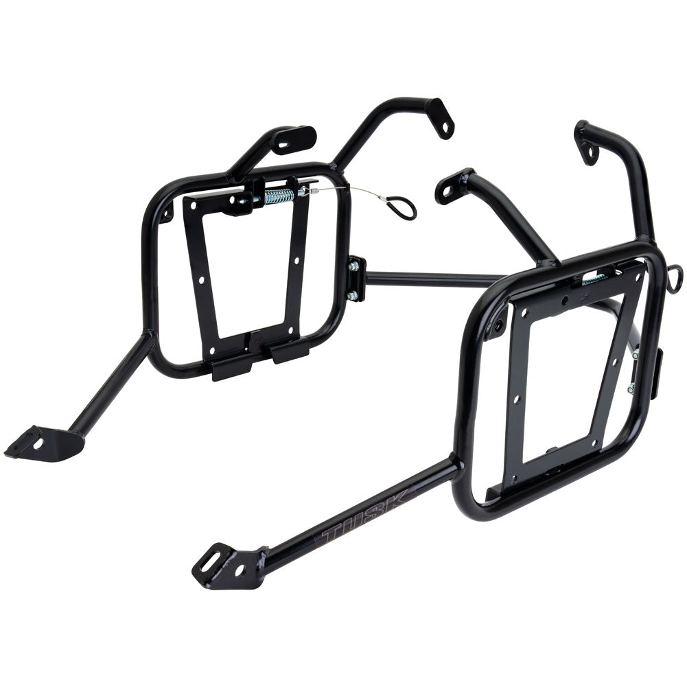 Tusk 2181320047 Frontier Panniers with Pannier Racks Brushed Aluminum