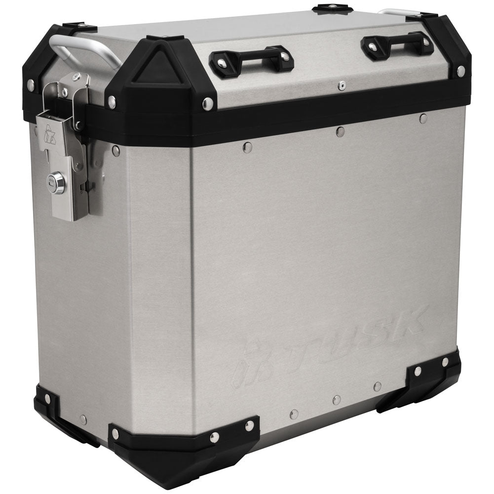Tusk 2181320068 Frontier Panniers with Pannier Racks Brushed Aluminum