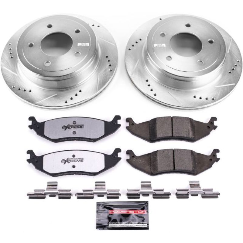 PowerStop K4579-36 04-06 fits Ford E-150 Rear Z36 Truck & Tow Brake Kit