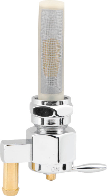 Bikers Choice 489644 57-74 XL Chrome Hex Petcock 3/8 NPT Down Outlet