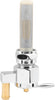 Bikers Choice 489644 57-74 XL Chrome Hex Petcock 3/8 NPT Down Outlet