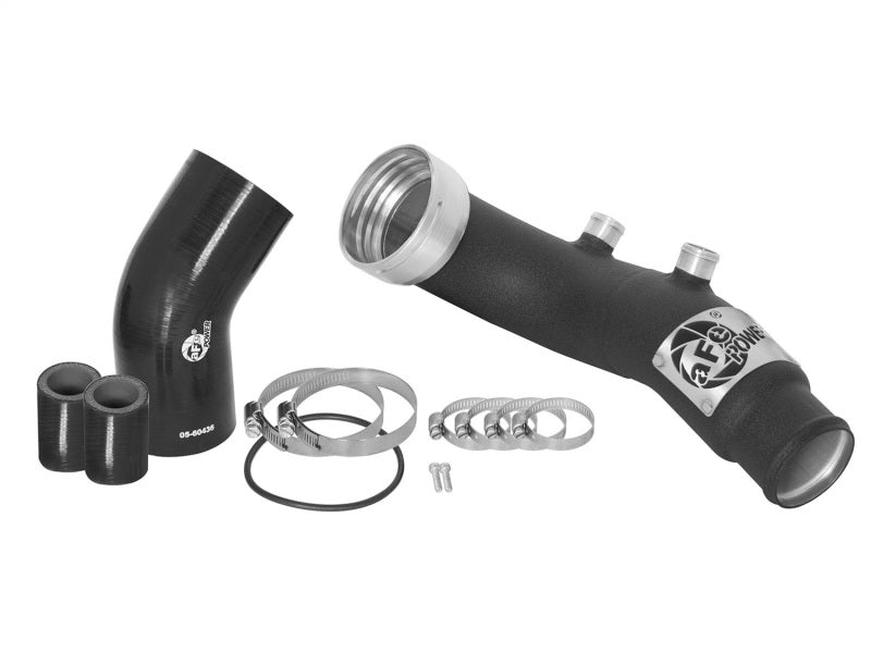 AFE 46-20159-B unner 3in Black Intercooler Tube Cold Side w/ Couplings & Clamps