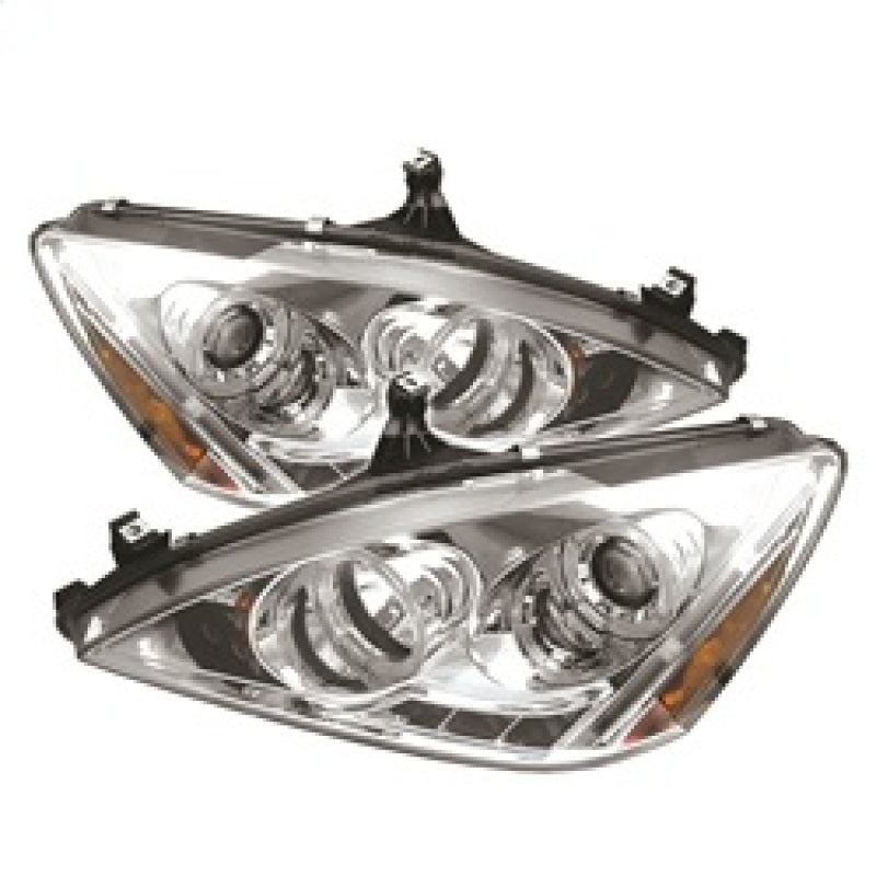 SPYDER 5010643 fits Honda Accord Projector Headlights LED Halo Amber Reflector
