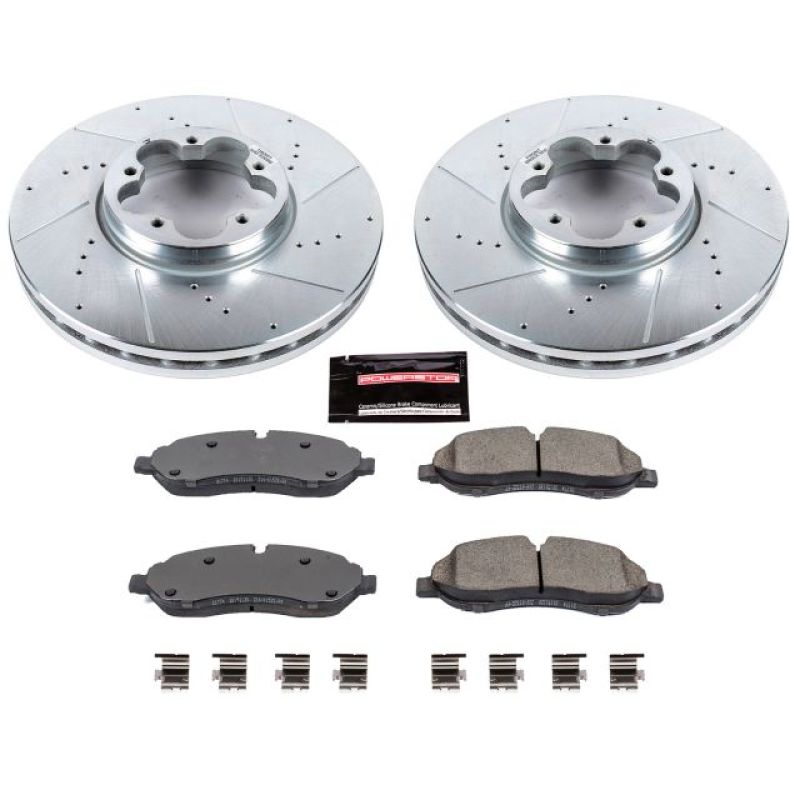 PowerStop K7150 fits Ford 15-19 Transit-150 Front Z23 Evolution Sport Brake Kit