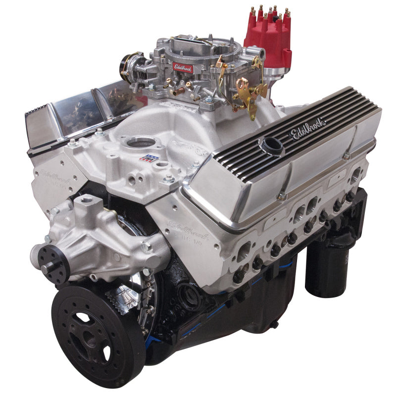 Edelbrock 46410 Crate Engine Edelbrock 9 0 1 Performer E-Tec w/ Short Water Pump As Cast