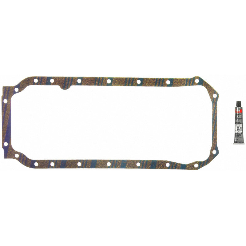 Fel-Pro OS30525C fits Cadillac DeVille OS 30525 C Engine Oil Pan Gasket Set Blue Stripe cork-rubber