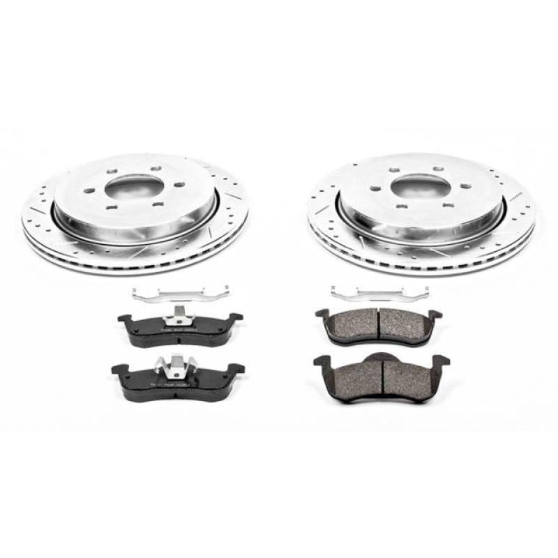 PowerStop K4683 fits Ford 07-17 Expedition Rear Z23 Evolution Sport Brake Kit
