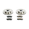 PowerStop KOE1515 fits Saturn 91-92 SC Front Autospecialty Brake Kit