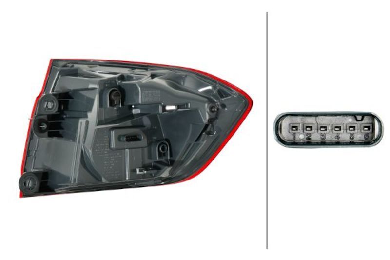 Hella LA012147331 2014-2019 fits BMW 320i M3 Left Tail Light