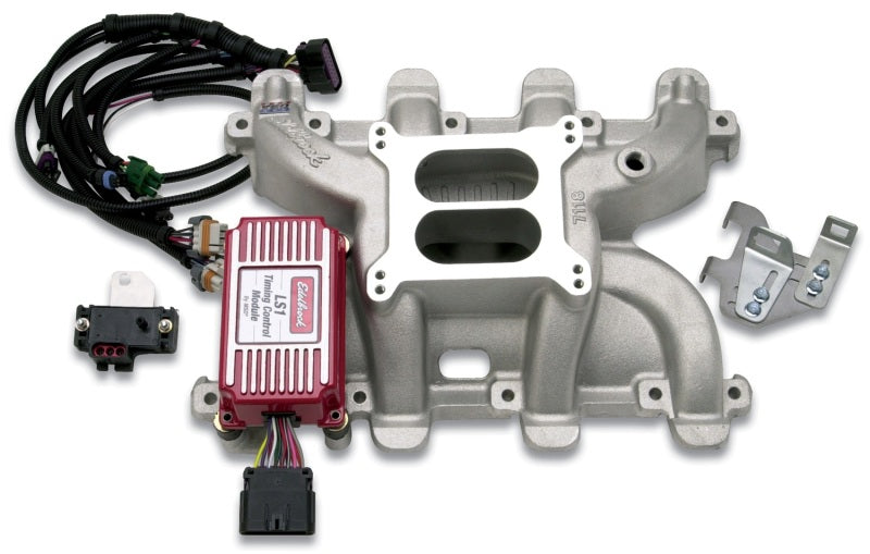 Edelbrock 7118 fits SBC LS1 Carbureted Manifold