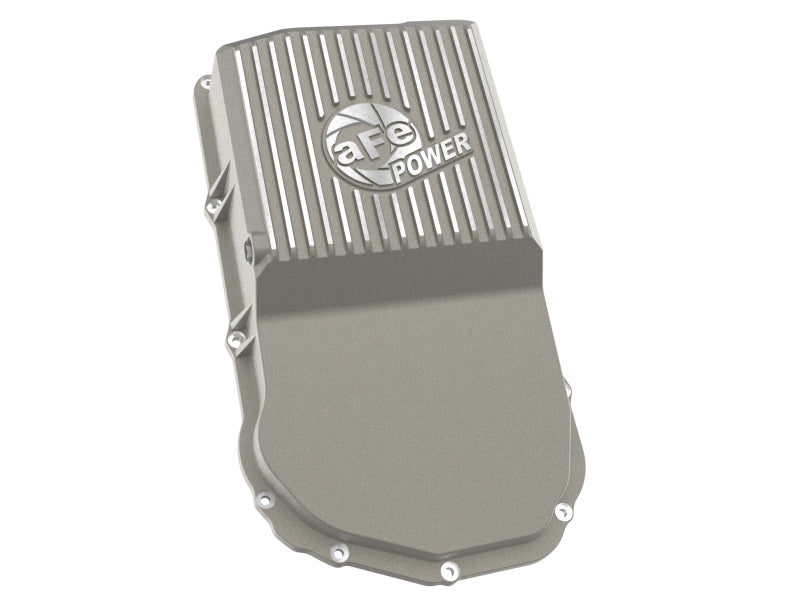 aFe 46-71310A POWER 21-24 Ram TRX (8HP90/95 Trans) Street Series Transmission Pan - Raw w/ Machined Fins
