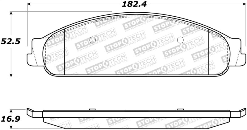 Stoptech 308.107 Street Brake Pads