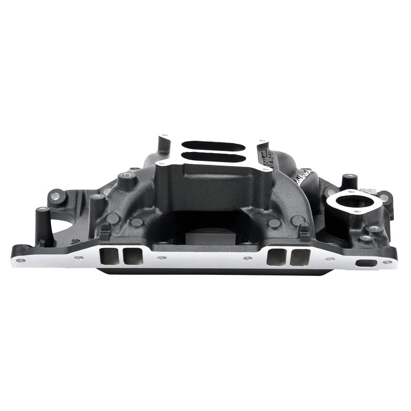Edelbrock 75763 Intake Manifold RPM Air-Gap Small-Block fits Chrysler 340-360 Black