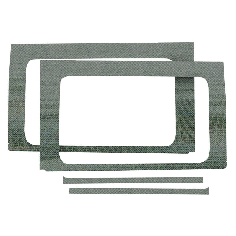 DEI 50174 fits Jeep 18-23 Wrangler JL 4-Door Boom Mat Rear Side Window Trim - 4
