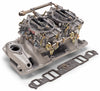 Edelbrock 2036 Manifold and Carb Kit Dual Quad RPM Air Gap 390-428 FE fits Ford