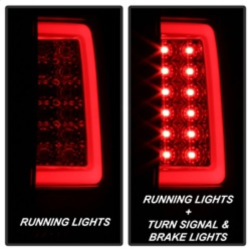 Spyder 5084095 fits Silverado (Will Not Work w/2010 921 Bulb)V3 Tail Lights Blk