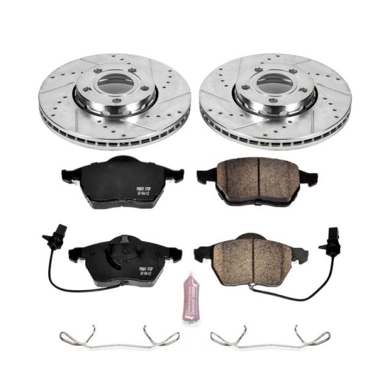 PowerStop K5229 fits Audi 05-06 A4 Front Z23 Evolution Sport Brake Kit