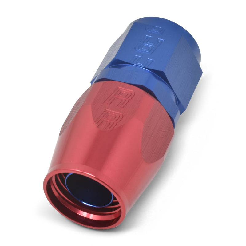 Russell 610040 Performance -10 AN Red/Blue Straight Full Flow Hose End
