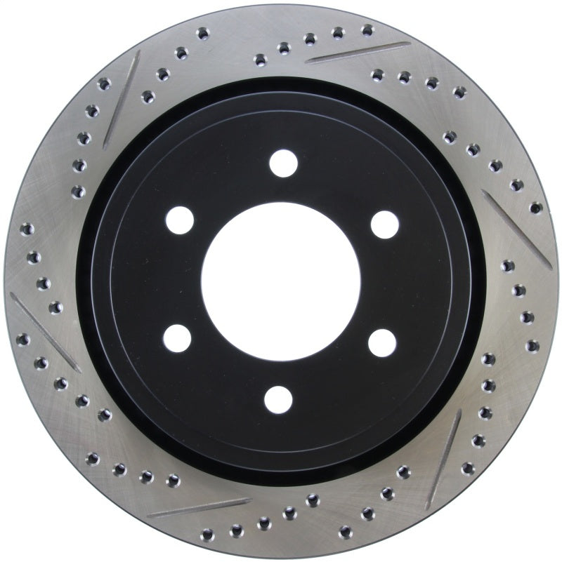 Stoptech 127.65135R Slotted & Drilled Sport Brake Rotor