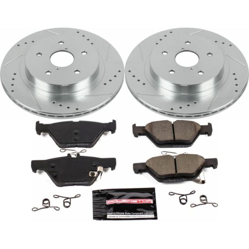 PowerStop K7039 fits Subaru 15-18 Legacy Rear Z23 Evolution Sport Brake Kit
