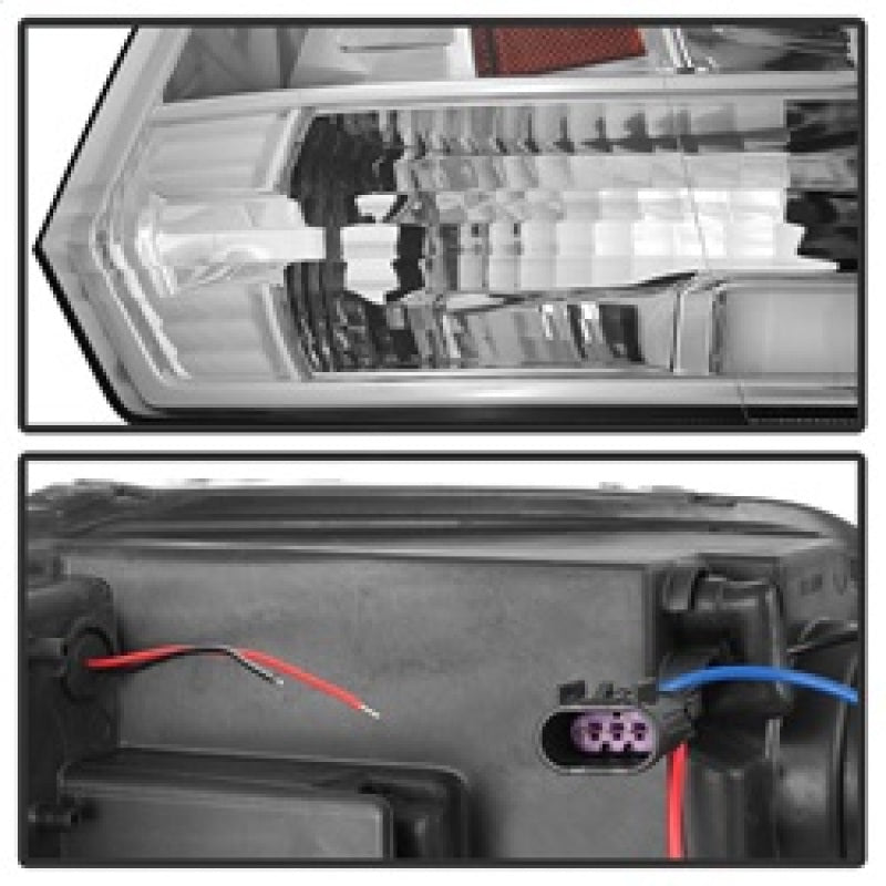 Spyder 5084828 fits Dodge 09-16 Ram 1500 V2 Projector Headlights - Halogen - DR