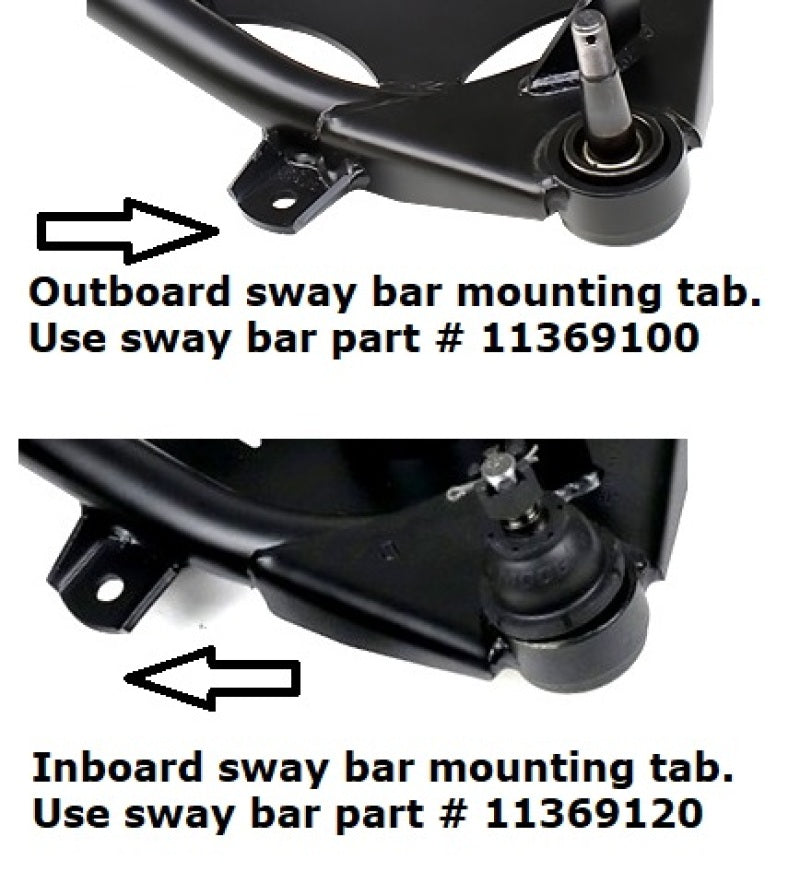 Ridetech 11369100 63-87 fits Chevy C10 Front MUSCLEbar Sway Bar use with Ridetech StrongArms
