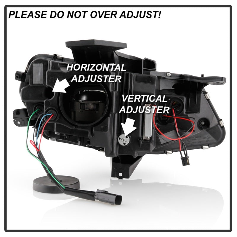 Spyder 5087355 fits Chevy 16-18 Camaro HID Model Full LED Headlights Black PRO-