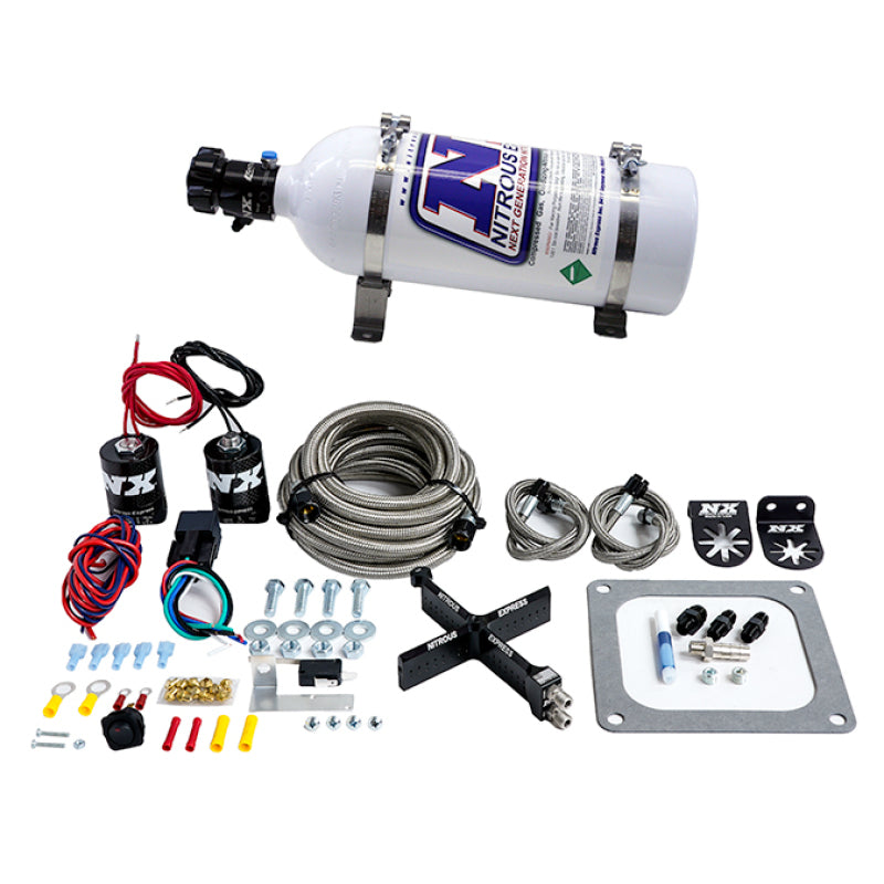 Nitrous Express 63071-05 4500 Covert Crossbar Plate System Stage 6 50-300HP (5lb