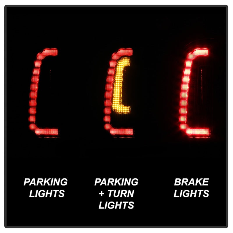 Spyder 5085474 fits Toyota 05-15 Tacoma LED Tail Lights (Not Compatible w/OEM L