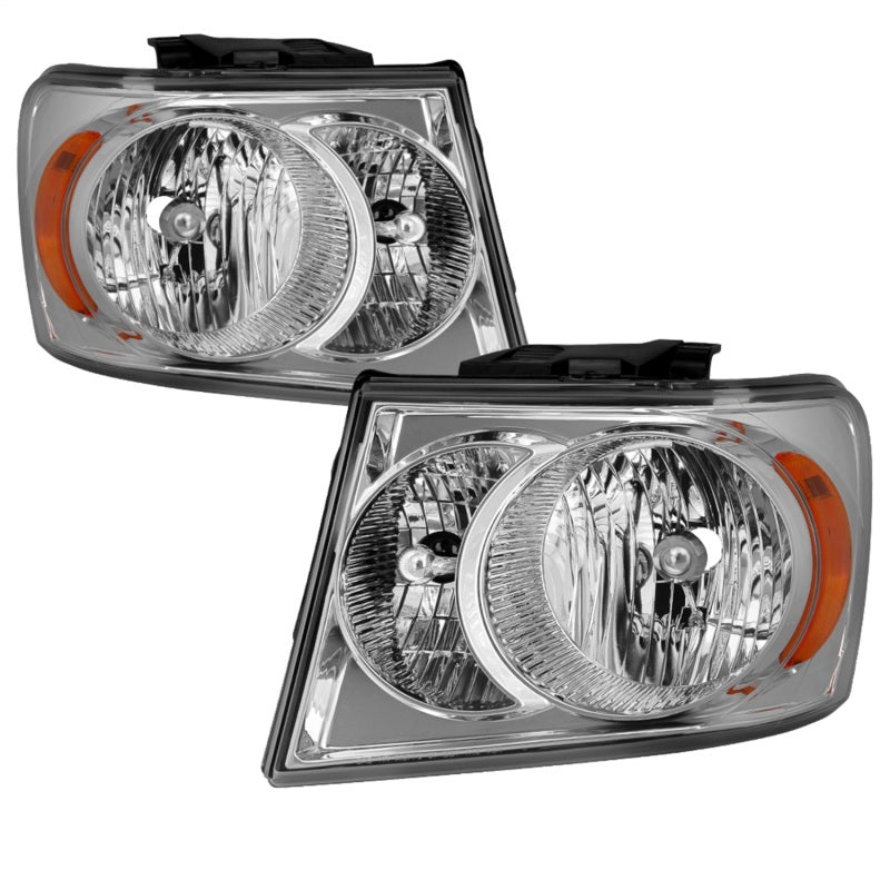 xTune 9042584 07-09 fits Dodge Durango OEM Style Headlights - Chrome (HD-JH-DDU