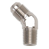 Russell 660931 Performance -3 AN to 1/8in NPT 45 Degree Flare to Pipe Adapter