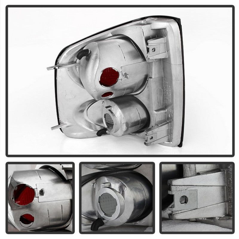 Spyder 5078049 fits Chevy 94-04 S10 /fits Isuzu Hombre 96-00 Euro Tail Lights B