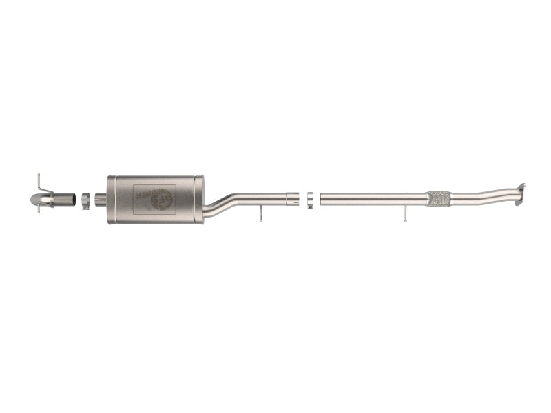 aFe 49-44148 23-25 fits GM Colorado/fits Canyon L4-2.7L (t) ROCK BASHER 3 IN 409 Stainless Steel Cat-Back Exhaust