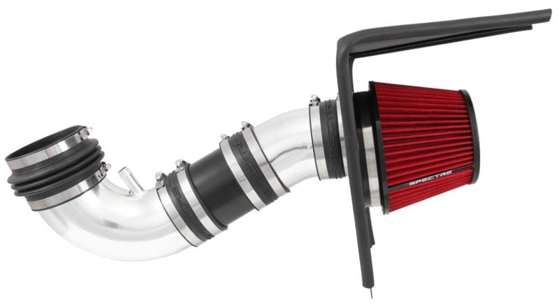 Spectre 9017 08-09 Pontiac G8 V8-6.0/6.2L F/I Air Intake Kit - Polished w/Red Filter