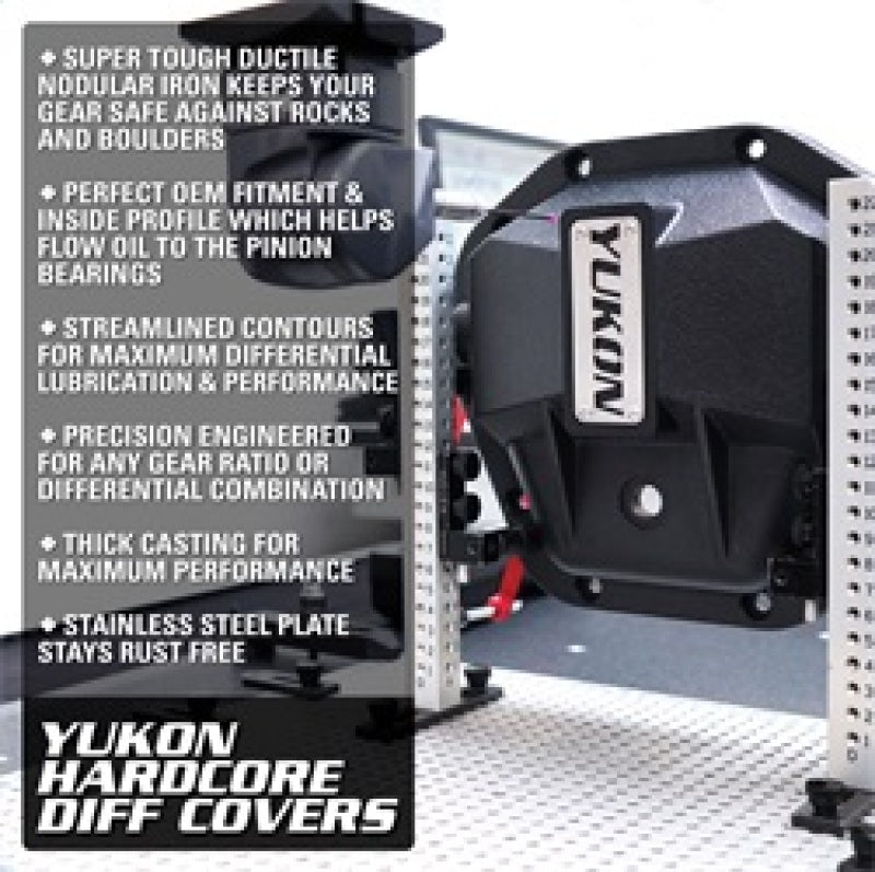 Yukon Gear & Axle YHCC-D80Hardcore Diff Cover for Dana 80