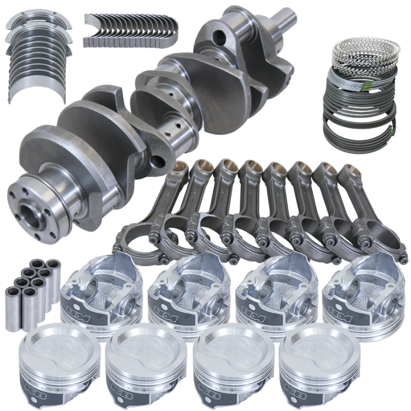 Eagle 16524000 fits Ford 351W 4.000in Crank 6.200in I-Beam Rods -27.5cc 4.000in Pistons Rotating Assembly