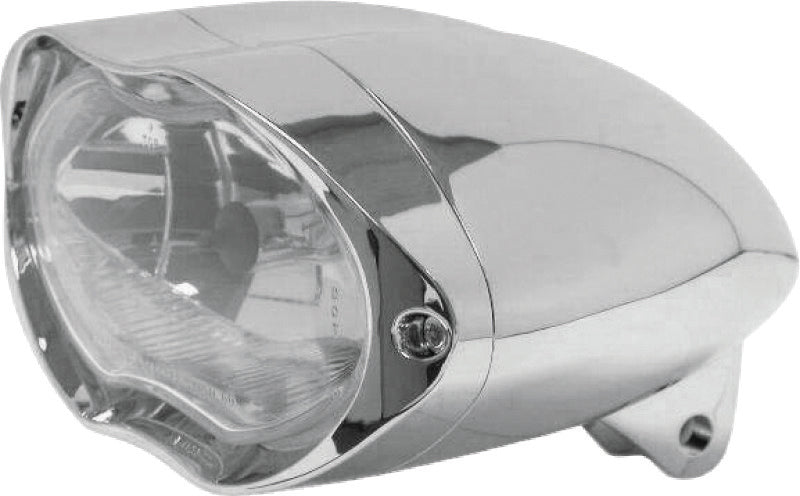 Bikers Choice 482821 Chrome Sunray Headlight Bottom Mount Universal Custom 55/6