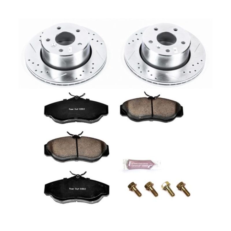 PowerStop fits Land Rover 99-04 Discovery Front Z23 Evolution Sport Brake Kit