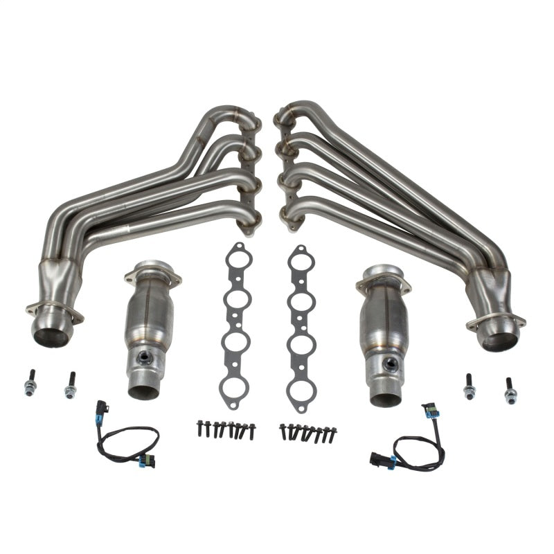 BBK 40215 Camaro LS3 L99 Long Tube Exhaust Headers With Converters - 1-3/4 304