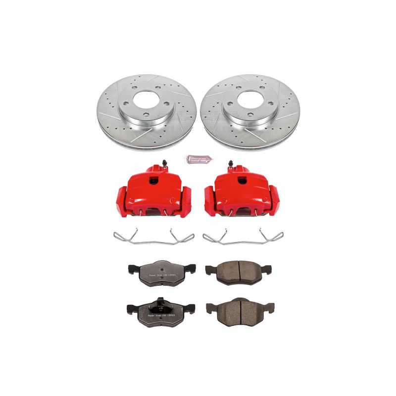 PowerStop KC1930 36 fits Ford Escape Front Z36 Truck & Tow Brake Kit w/Calipers