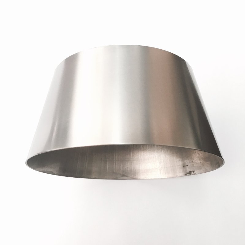 Ticon 107-12702-0000 Industries 2-1/2in OAL 4.0in to 5.0in Titanium Transition Reducer Cone