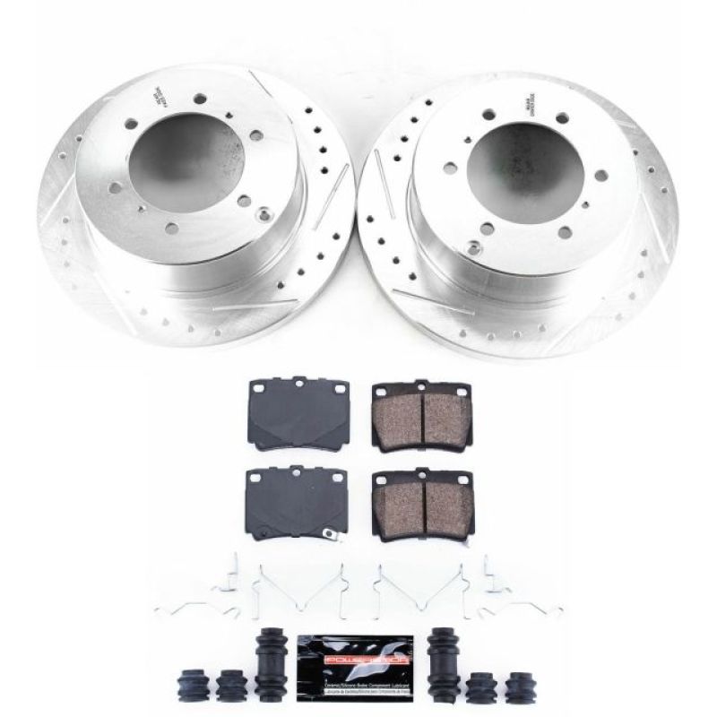 PowerStop fits Mitsubishi 97-04 Montero Sport Rear Z23 Evolution Sport Brake Kit