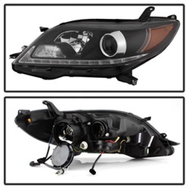 Spyder 5083982 fits Toyota 11-20 Sienna 2014 Projector Headlights - DRL LED - B